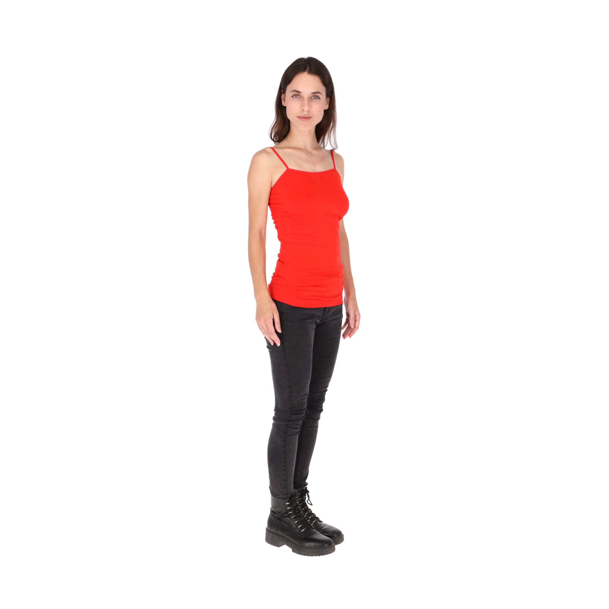 Blusa De Tirantes Para Mujer Licra Basica Varios Colores