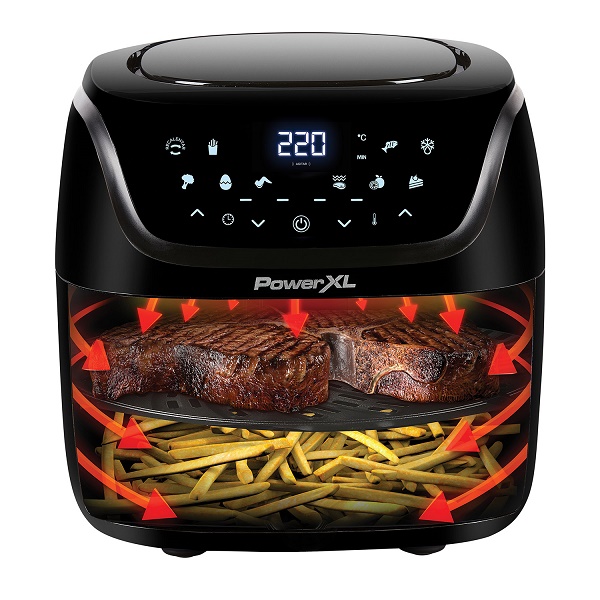 Freidora De Aire PowerXL AF-E4001-LA Digital 2 Niveles 3.8 litros