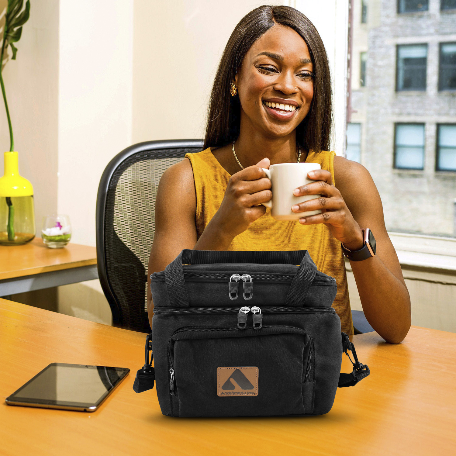 Lonchera Térmica Negra