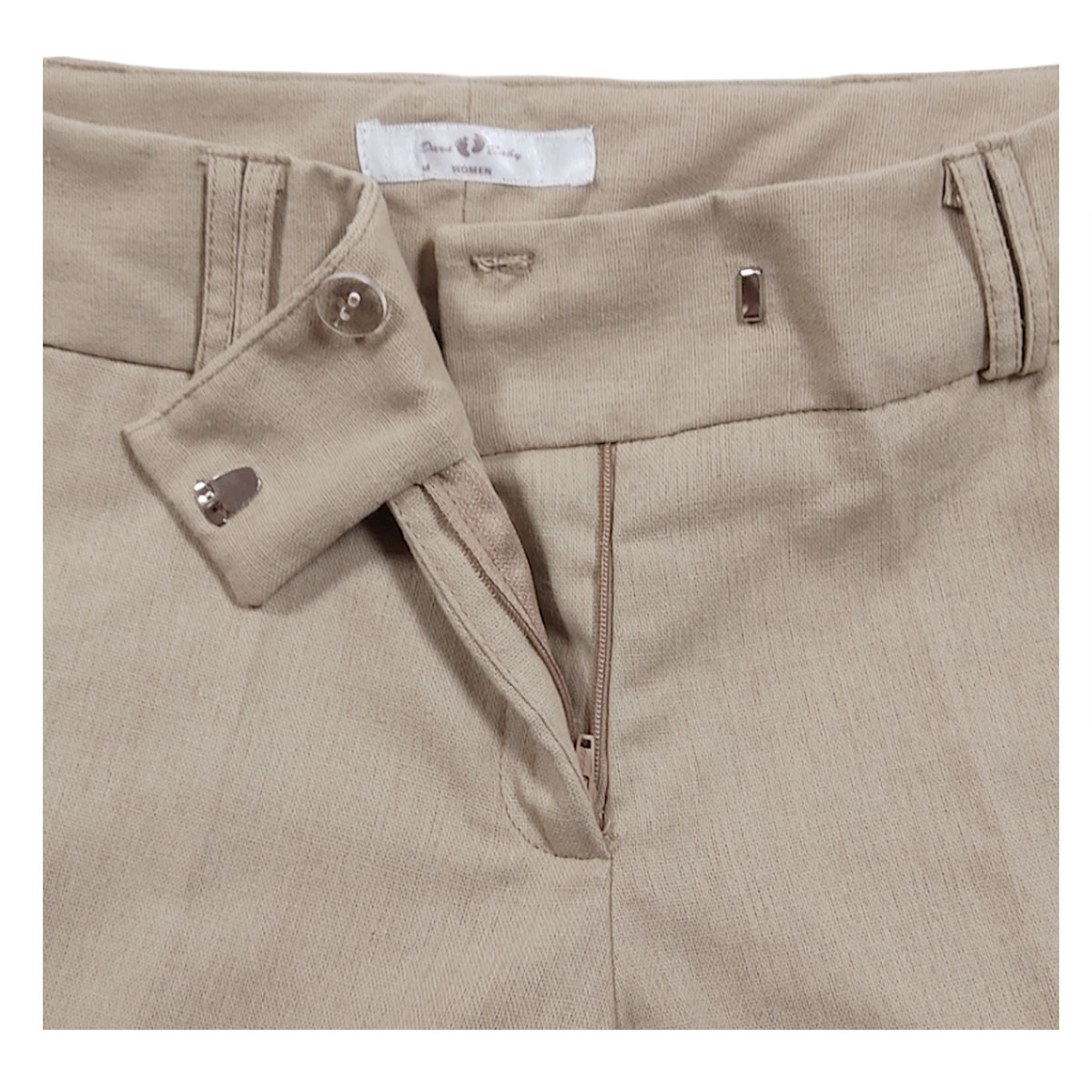 Pantalón de Vestir Dama Mujer Casual de Lino Oficina