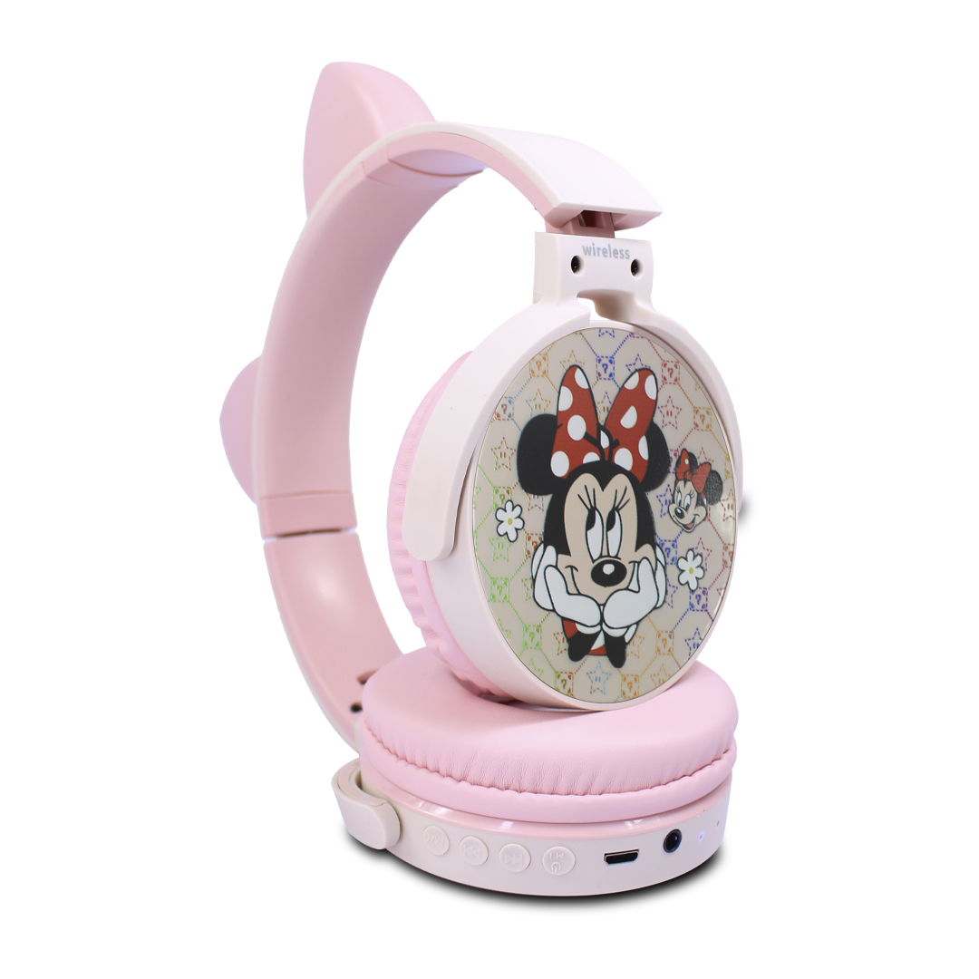 Audifonos De Diadema Bluetooth Diseño De Minie 