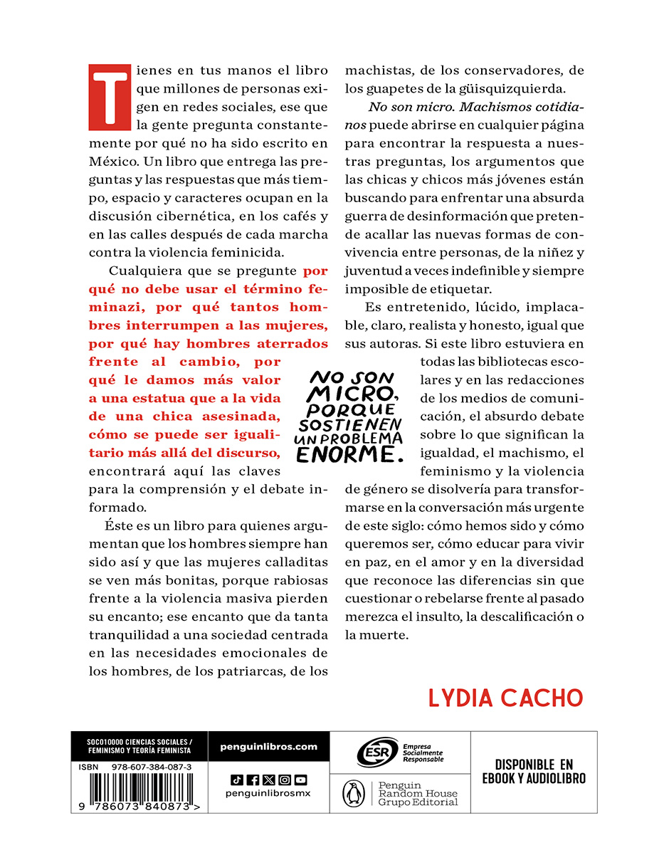 No Son Micro. Machismos Cotidianos