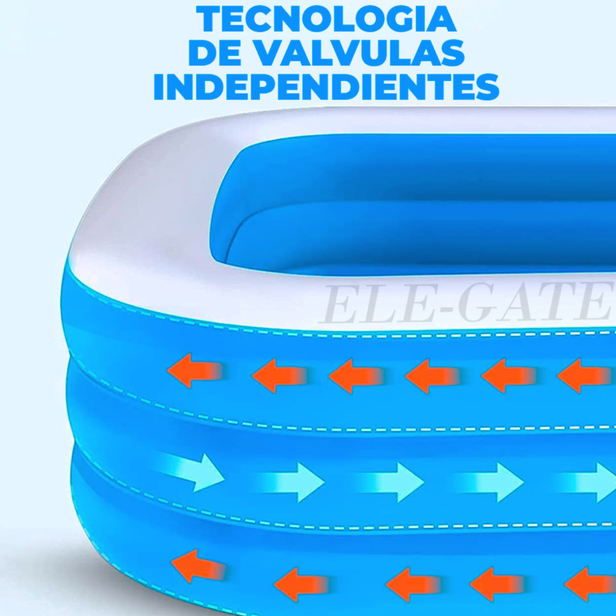 Piscina Inflable Para Niños, Adecuada Para Exteriores, Interiores Y Patios. 130*90*50 Cm.