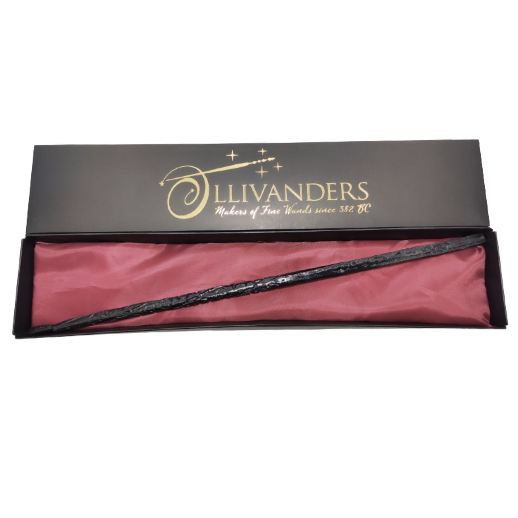 Harry Potter Varita Mágica Sirius Black con Núcleo Metálico + Caja Ollivanders Colección Gryffindor Cosplay