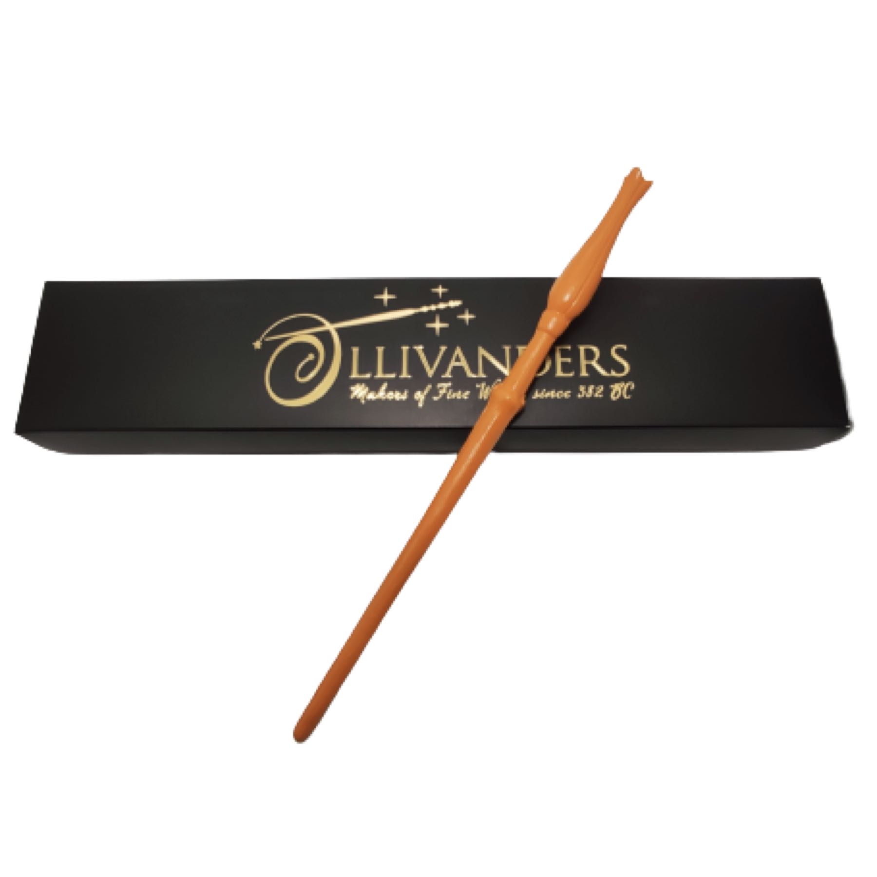 Harry Potter Varita Mágica Luna Lovegood Flor con Núcleo Metálico + Caja Ollivanders Colección Ravenclaw Cosplay