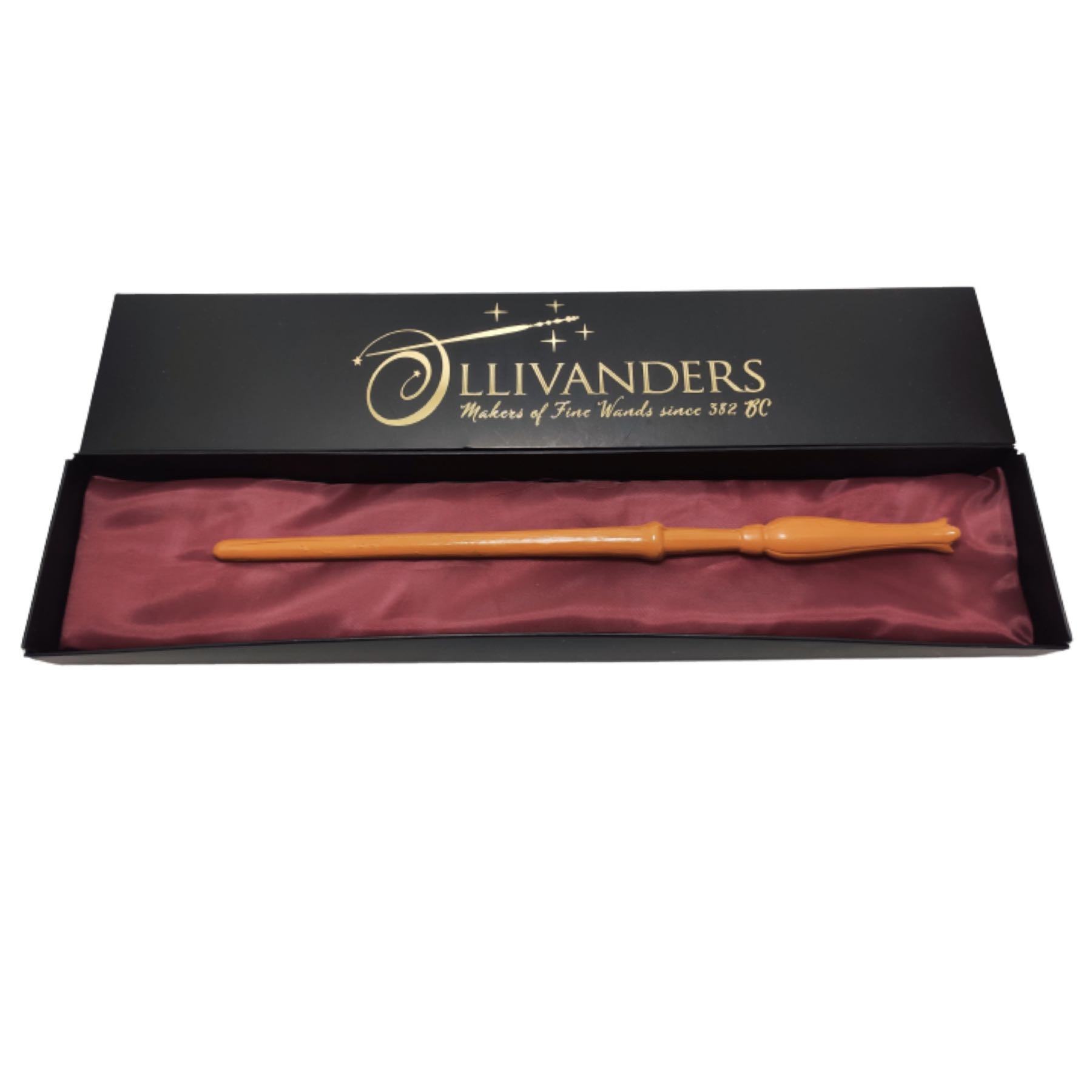 Harry Potter Varita Mágica Luna Lovegood Flor con Núcleo Metálico + Caja Ollivanders Colección Ravenclaw Cosplay