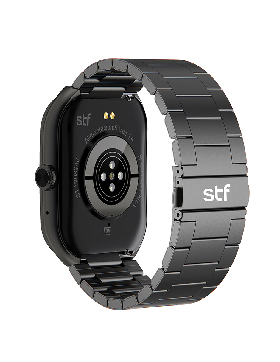Smartwatch Stf Kronos Iron Con Pantalla AMOLED 2.1" y Correa Métalica.
