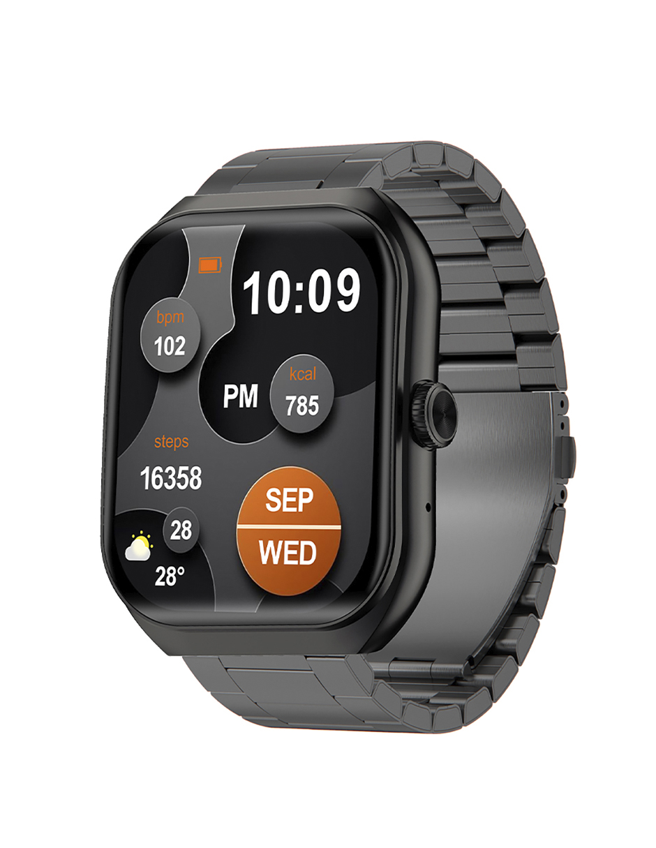 Smartwatch Stf Kronos Iron Con Pantalla AMOLED 2.1" y Correa Métalica.