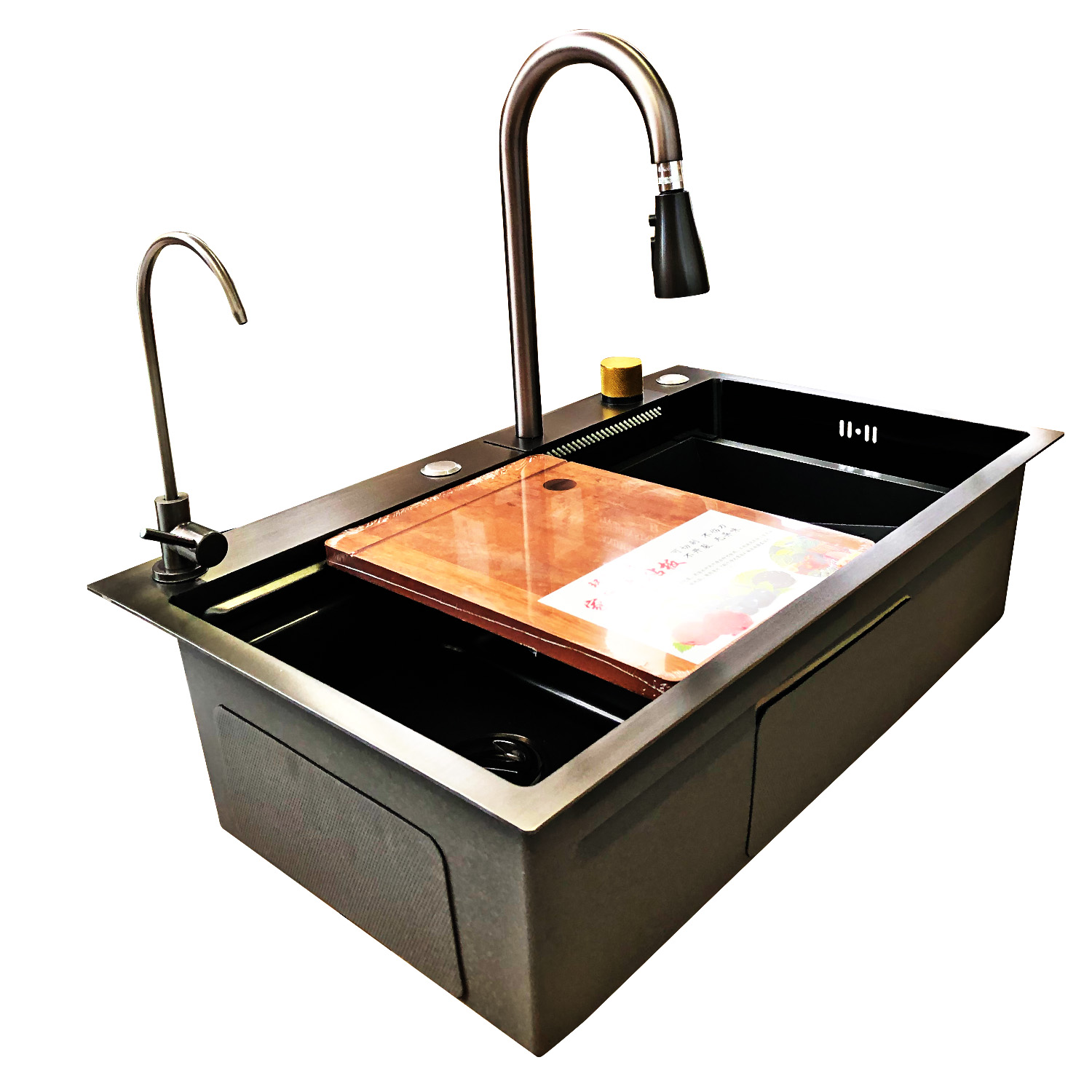 Tarja Para Cocina Lujo Fregadero Con Cascada Acero Inoxidable Homely Elegance