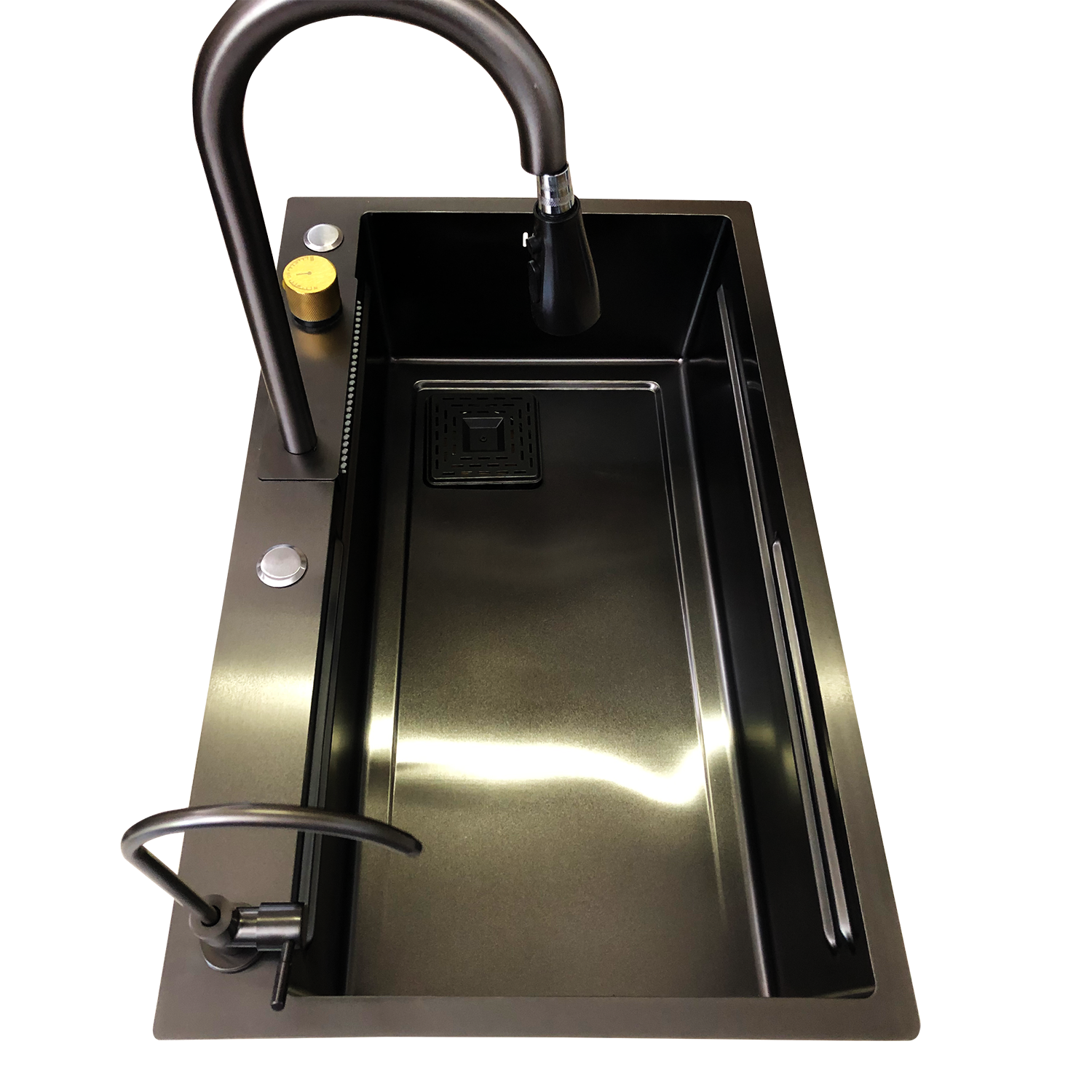 Tarja Para Cocina Lujo Fregadero Con Cascada Acero Inoxidable Homely Elegance