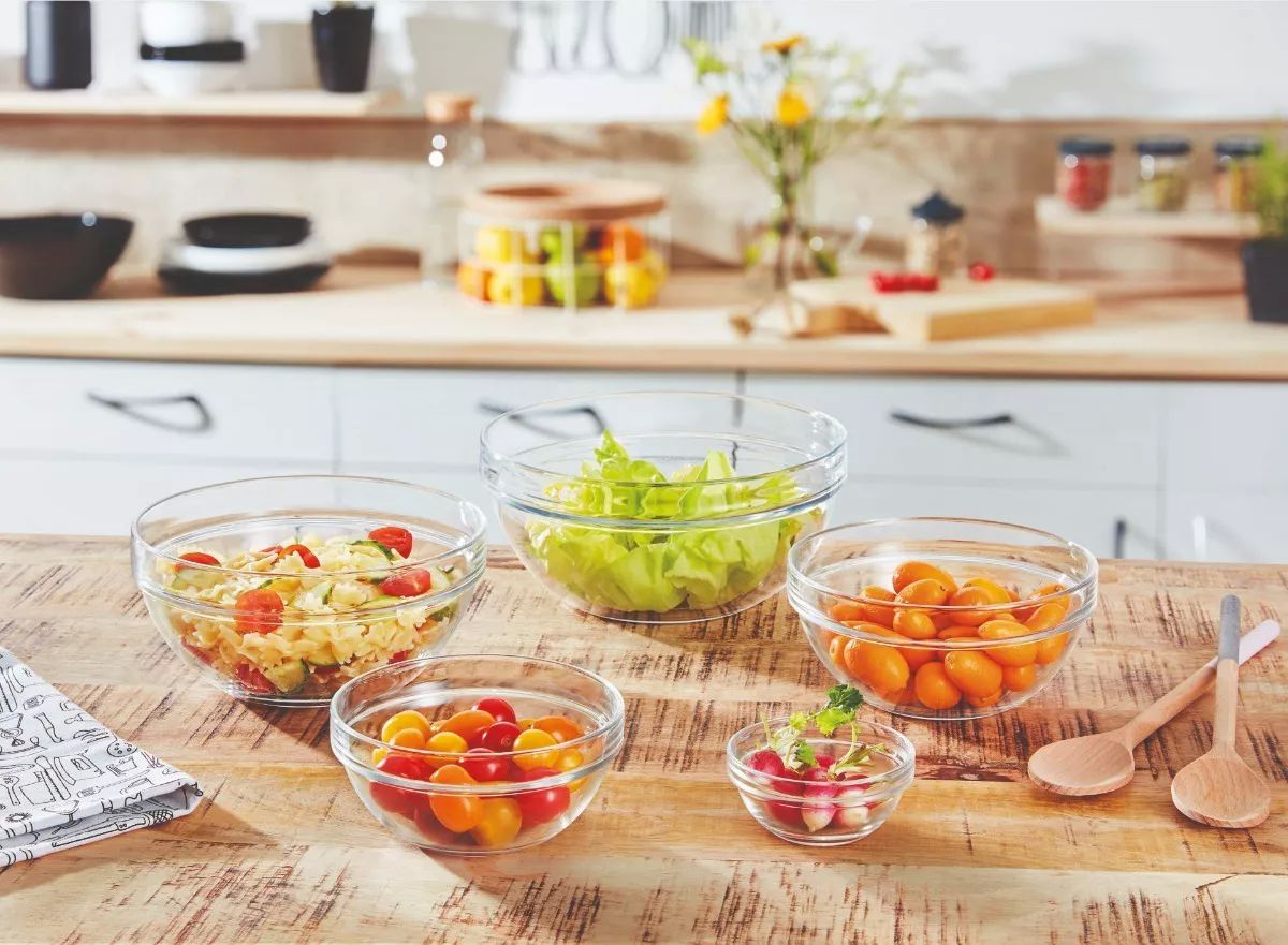 bowl de vidrio 20 cm