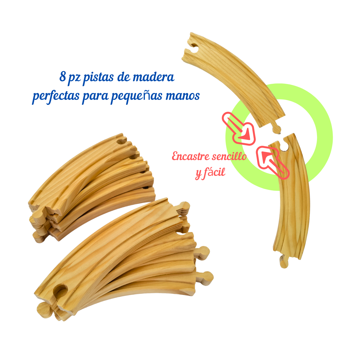 Aventura Jurásica: Pista Didáctica de Madera Carros Tren Dinosaurios Niños 