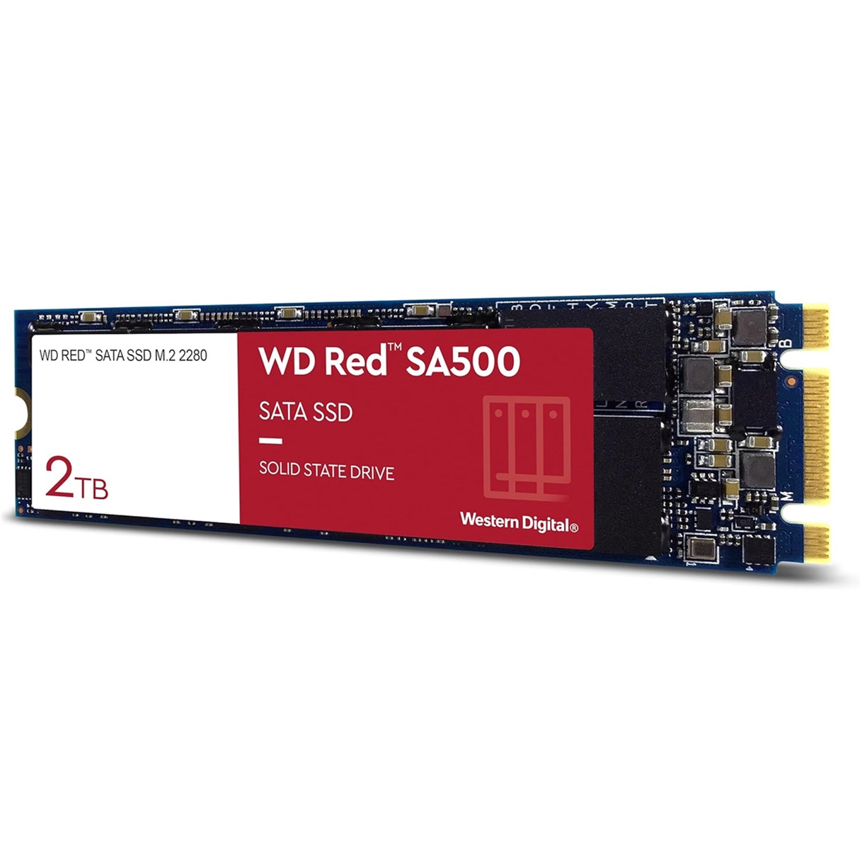 Unidad De Estado Solido SSD Western Digital WD Red SA500 2TB SATA III M.2