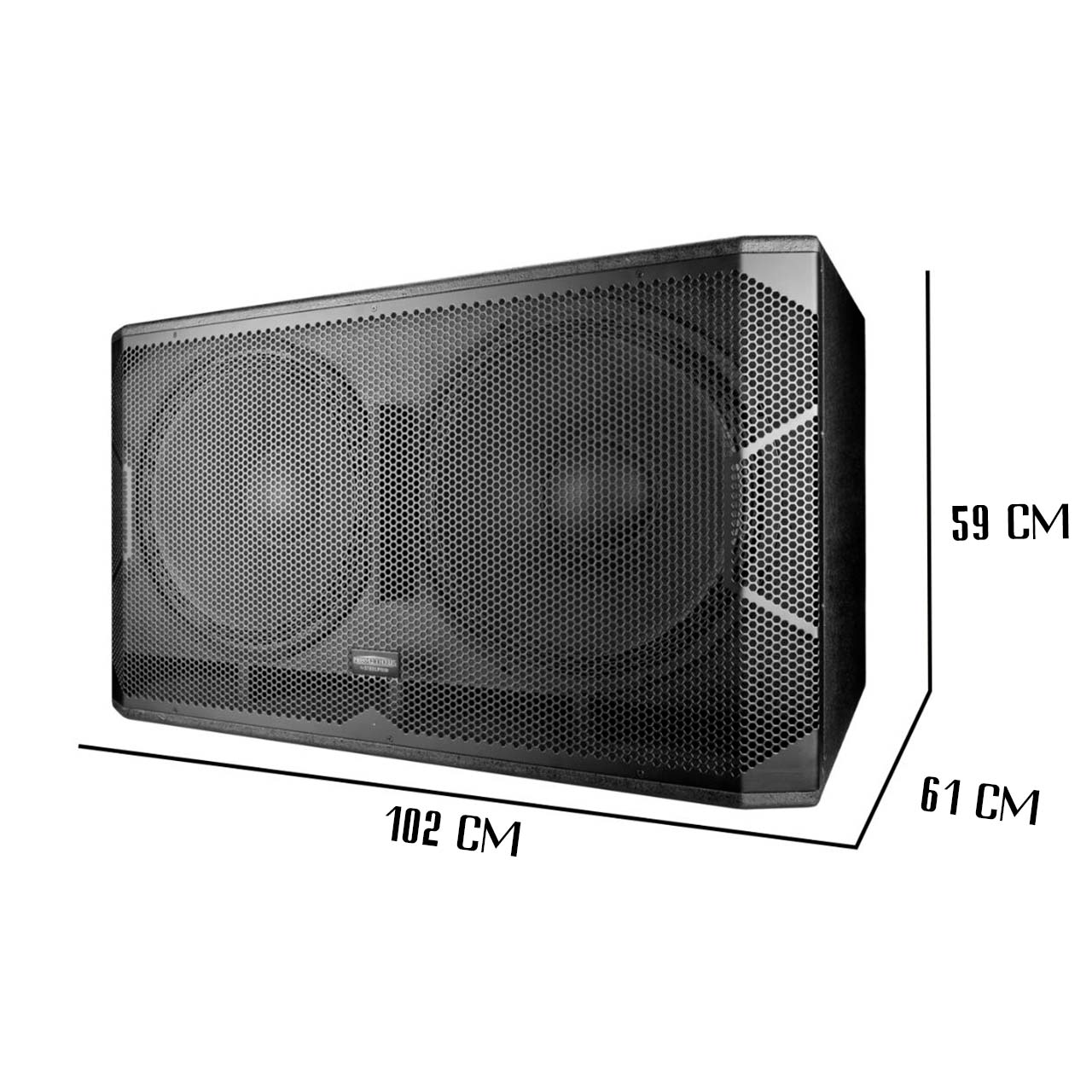 Subwoofer Amplificado Doble 18 Dsp 800w Prometheus Steelpro