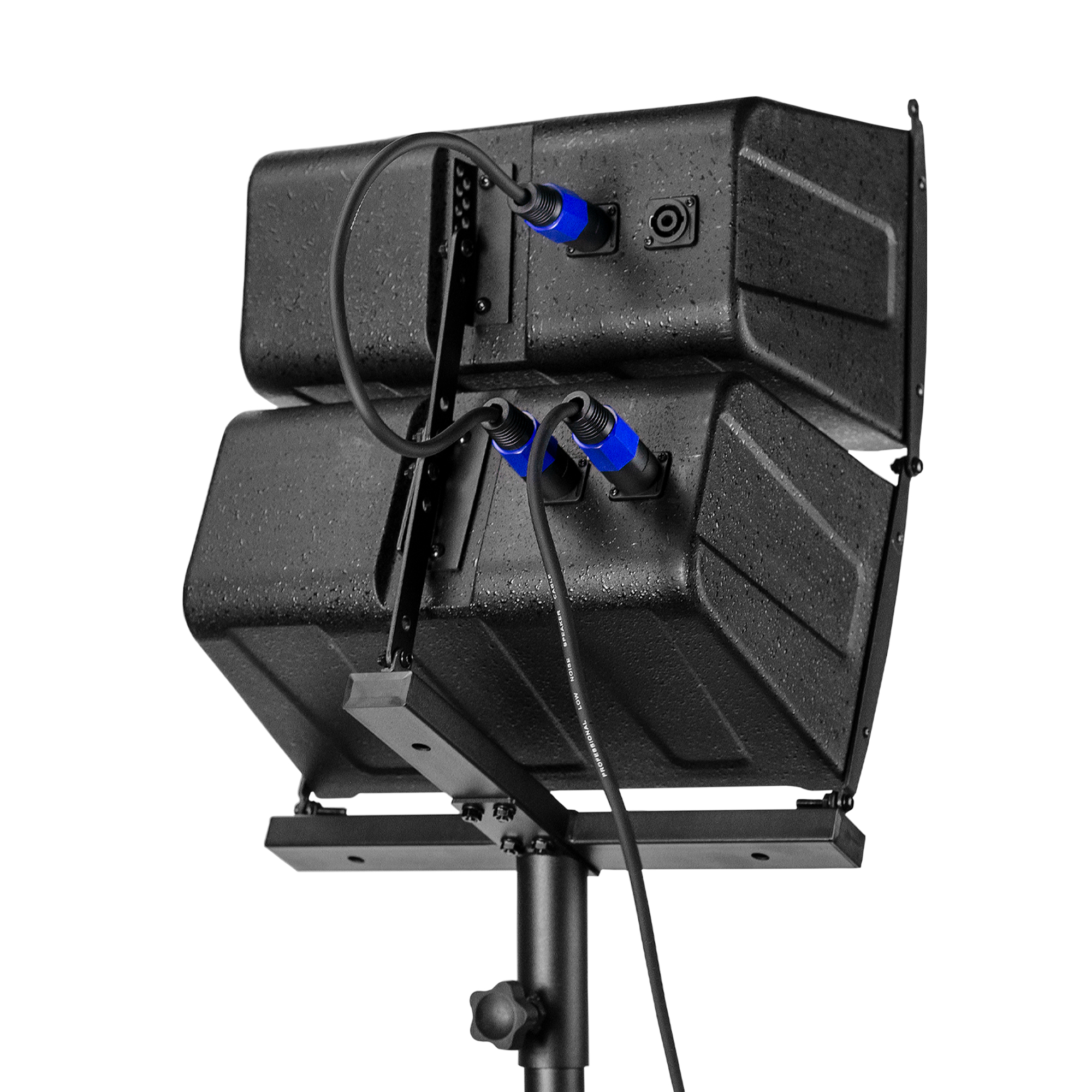 Sistema Profesional De Audio Lineal 1300w Saturno18 Steelpro Color Negro