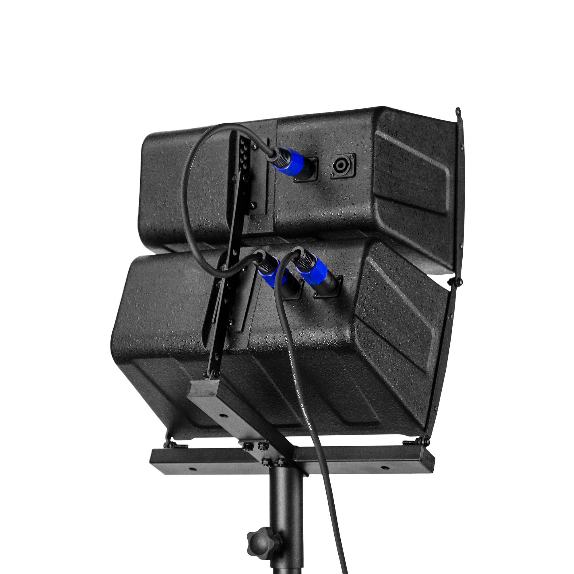 Sistema Audio Profesional 3 Vías Clase D Tubalcain Steelpro Color Negro.