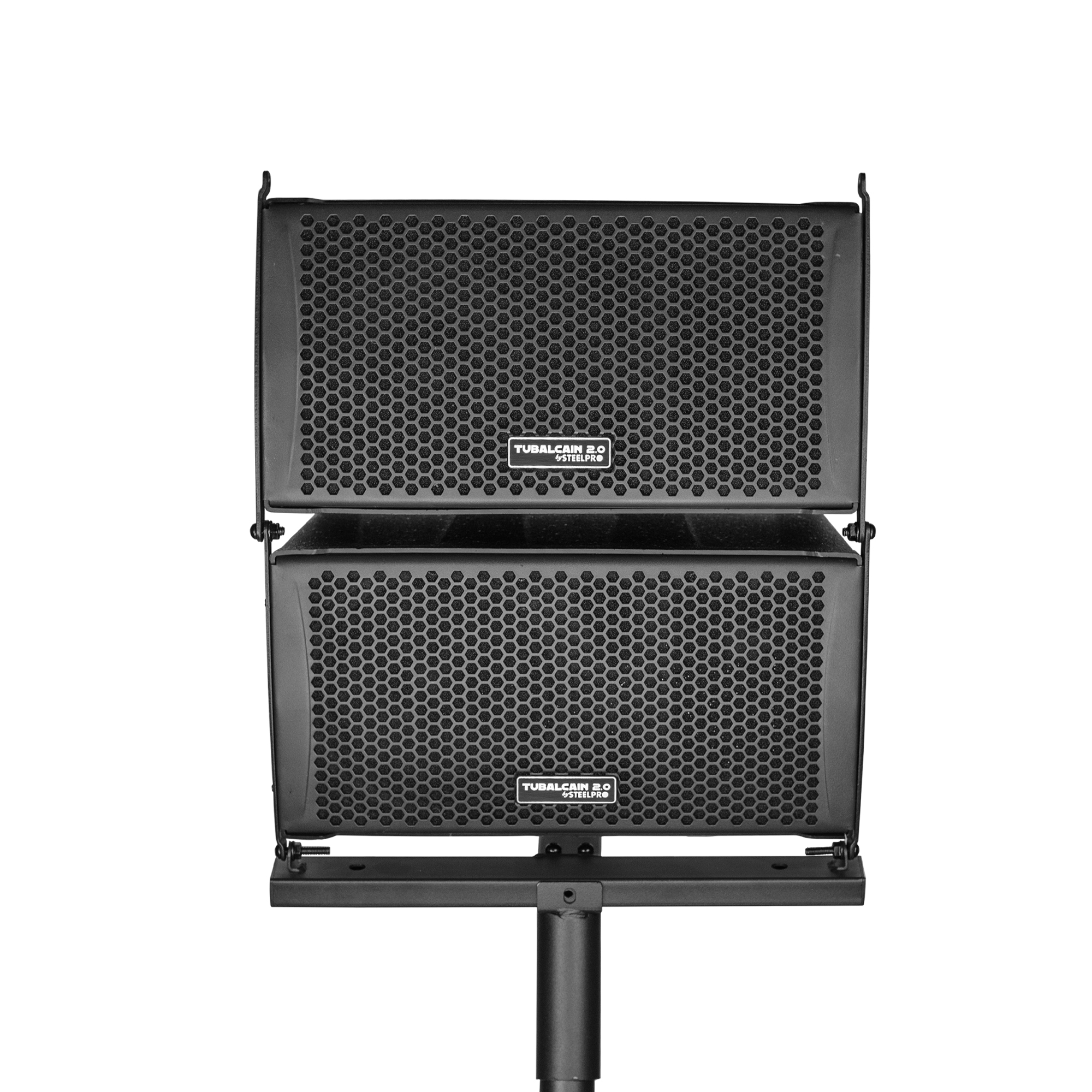 Sistema Audio Profesional 3 Vías Clase D Tubalcain Steelpro Color Negro.