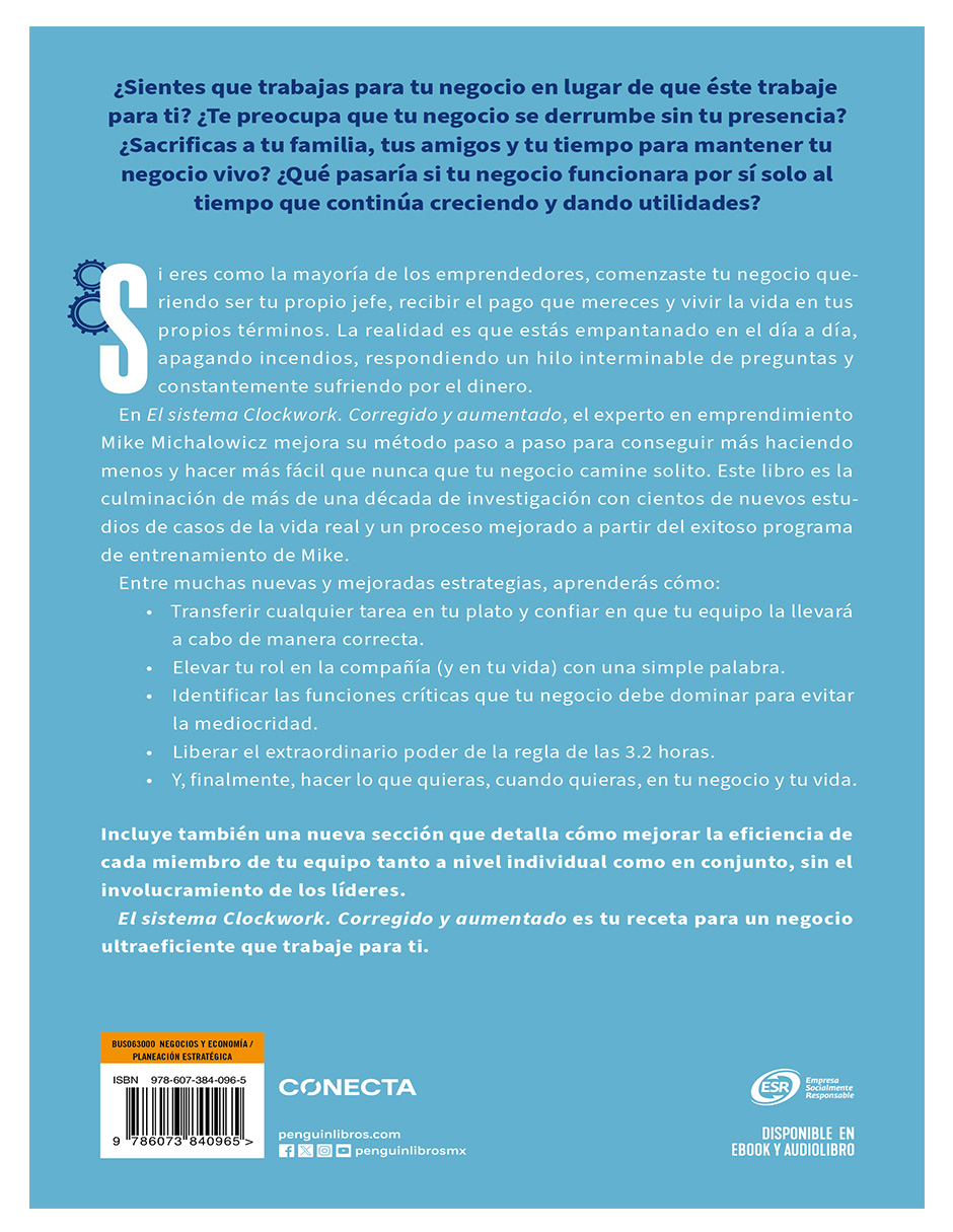 El Sistema Clockwork Autor Mike Michalowicz