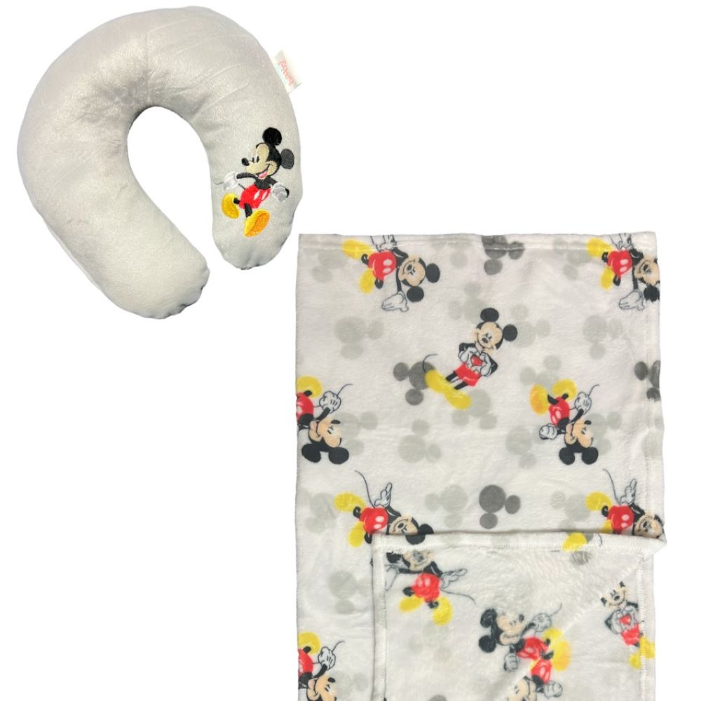 Cobija De Bebé Con Almohada De Viaje Suave Para Niña O Niño