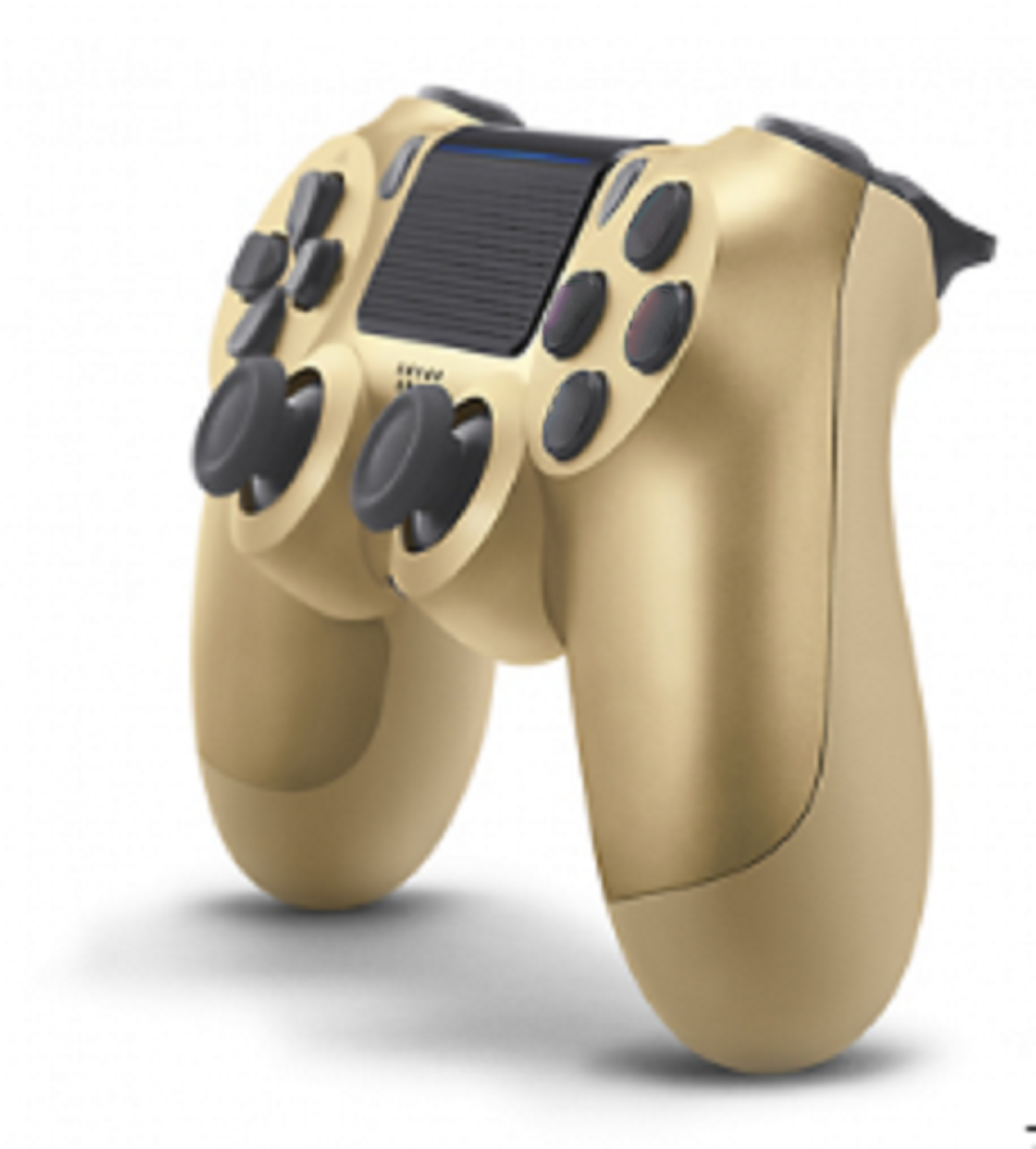 Control Compatible Con Ps4 Dorado Inalámbrico