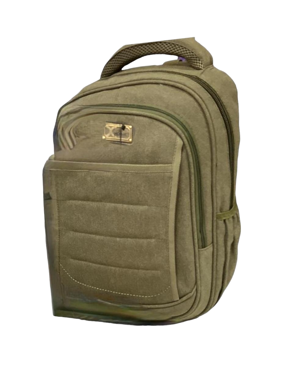Mochila Lona Vintage tipo Tactica Reforzada