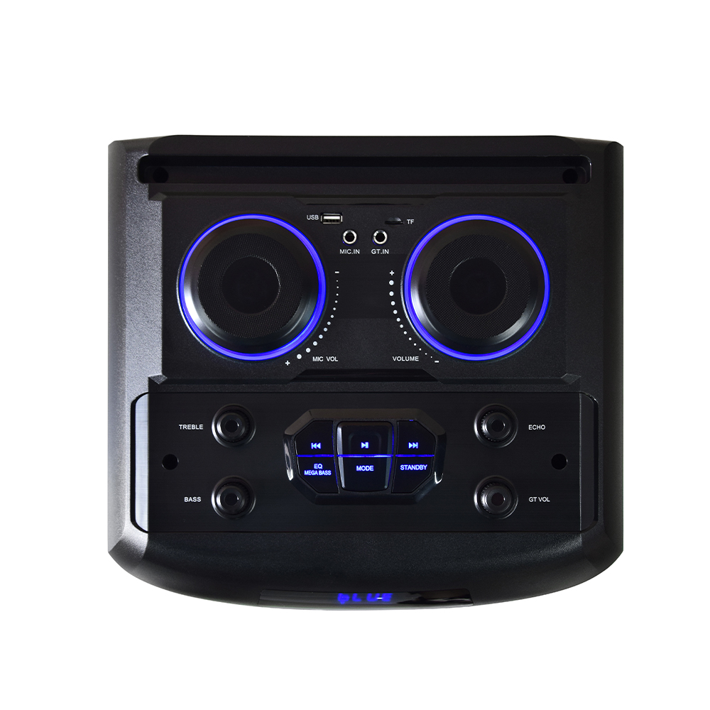 Bafle bocina Inalámbrica STF Power Block 12x3" Con luz led