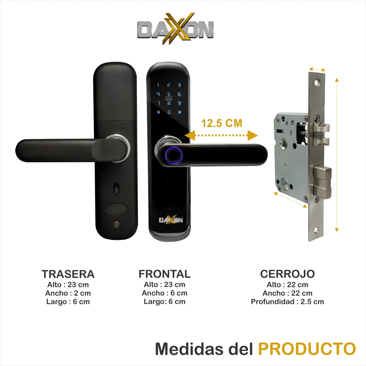 Chapa Cerradura Digital Inteligente App Wifi Huella B110 