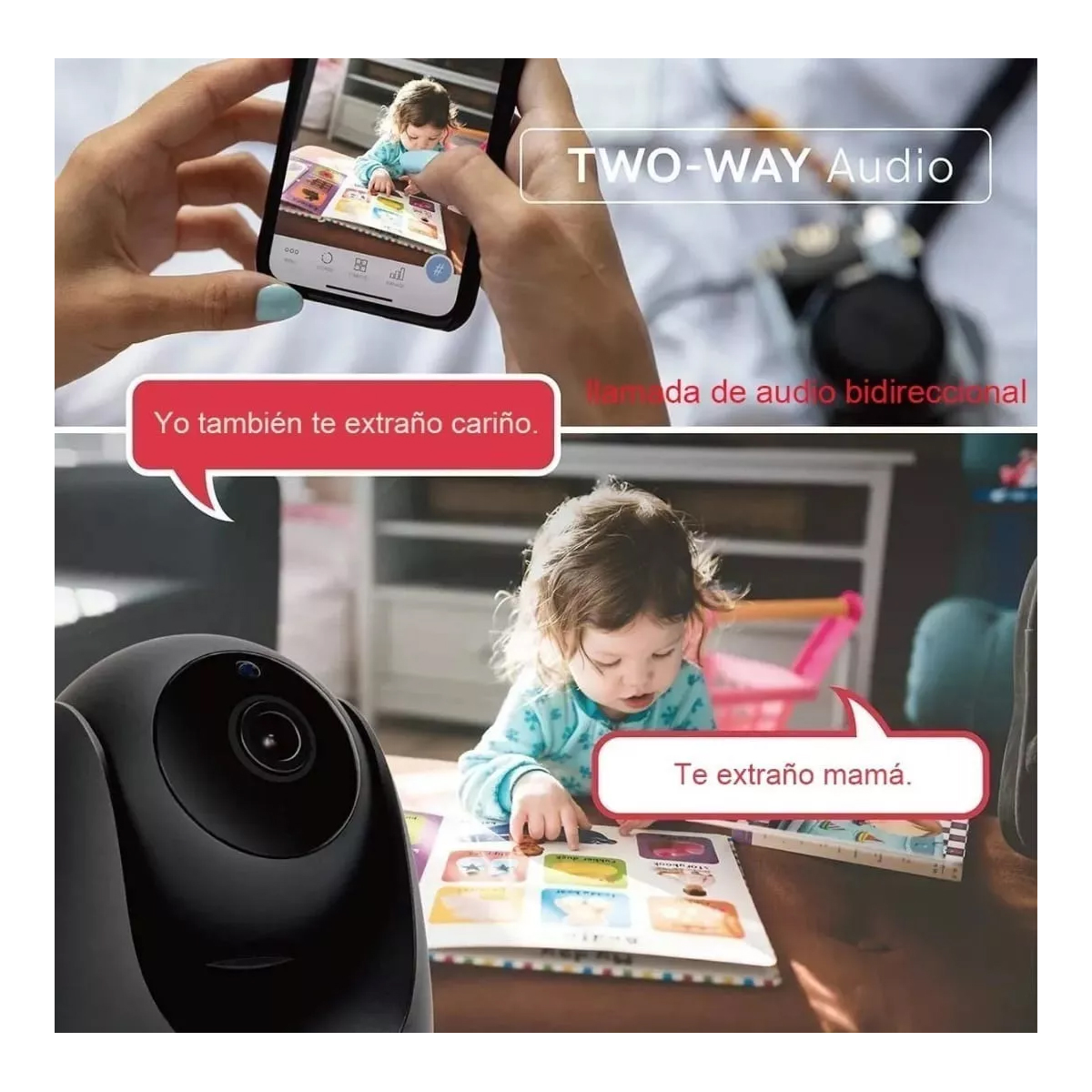 Cámara de Vigilancia y Seguridad Wifi para Uso Interior Ip66