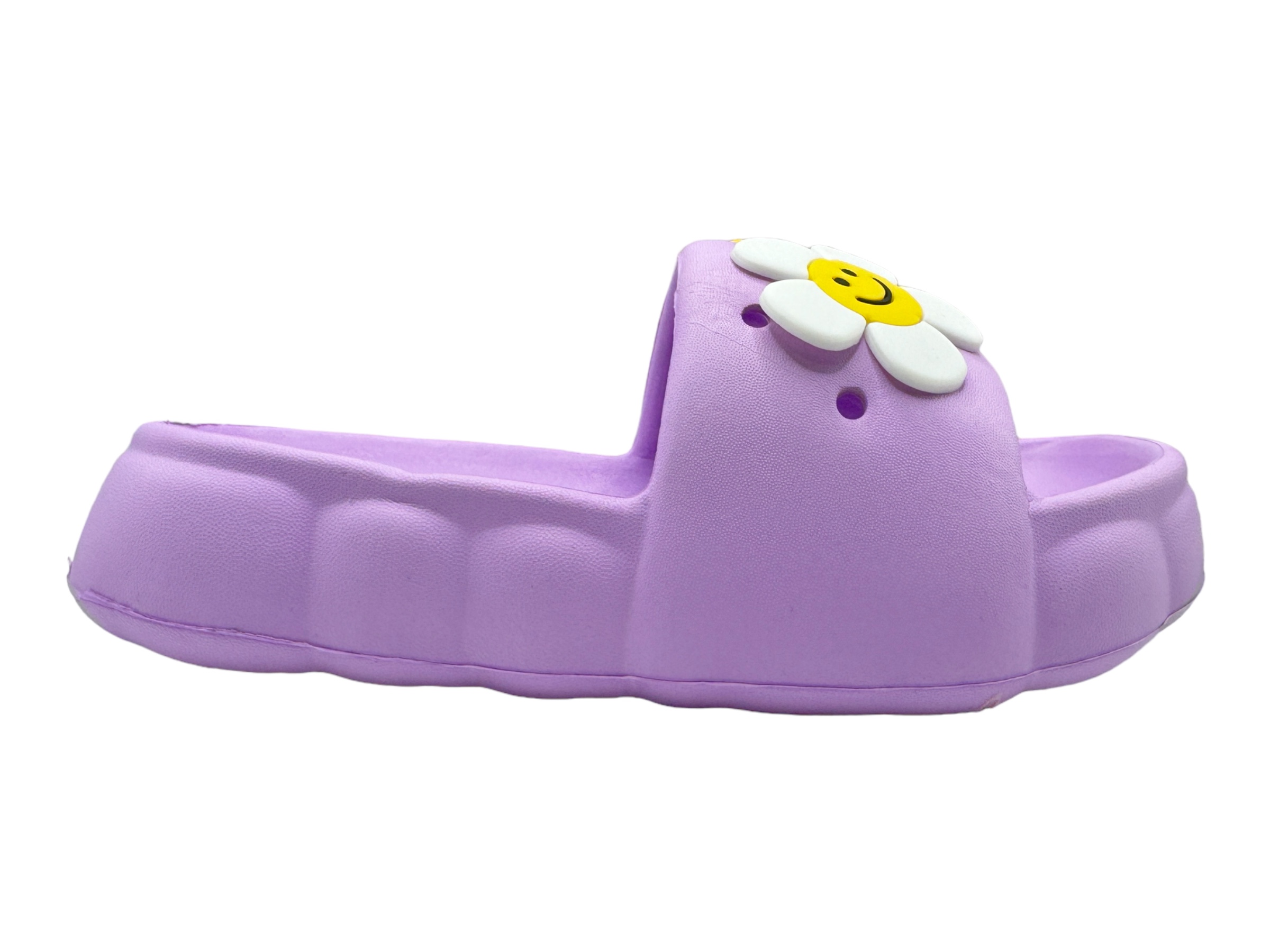 Sandalia Chancla  Confort Diseño De Flores 8863 Para Dama 