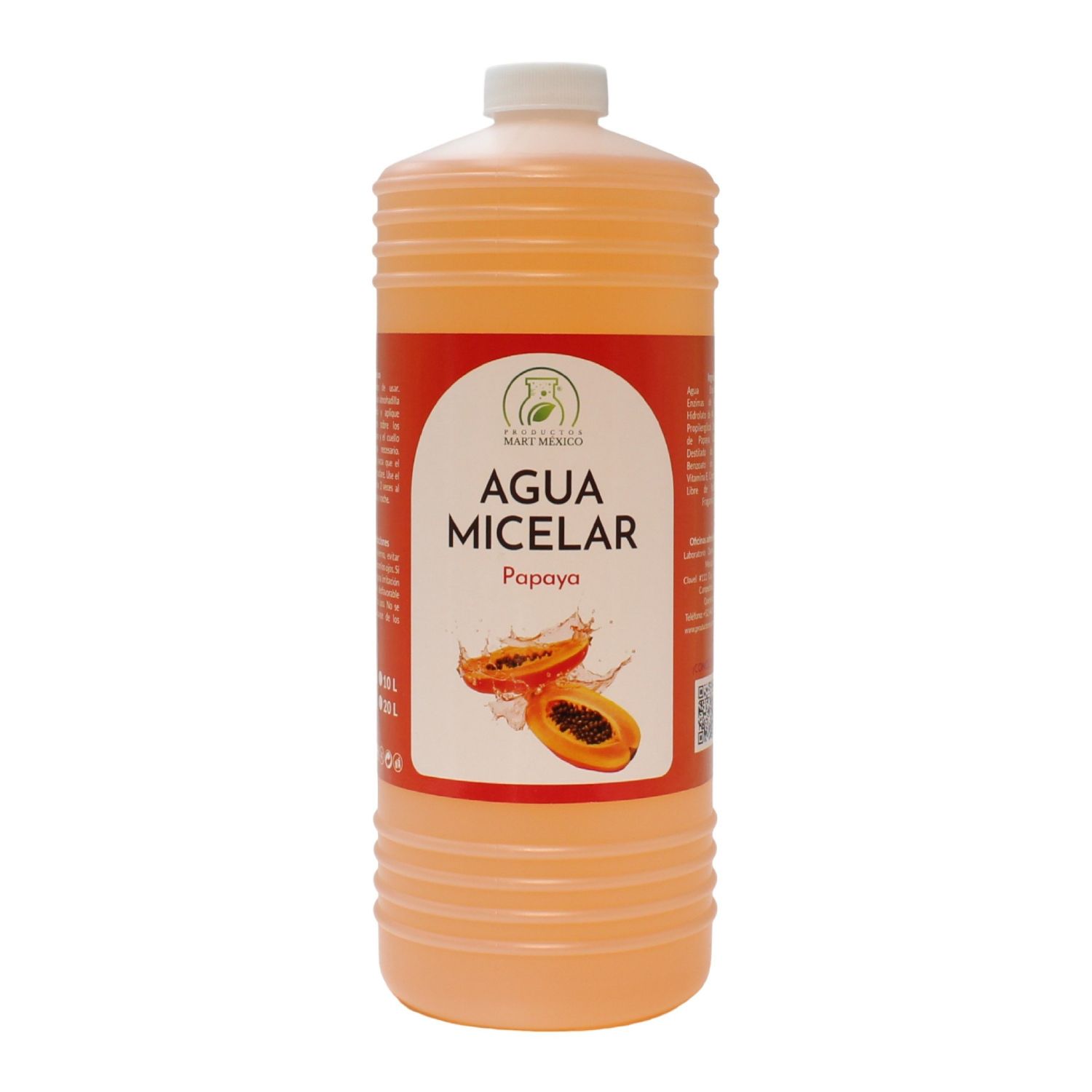 Agua Micelar De Papaya Hidratante 1 litro