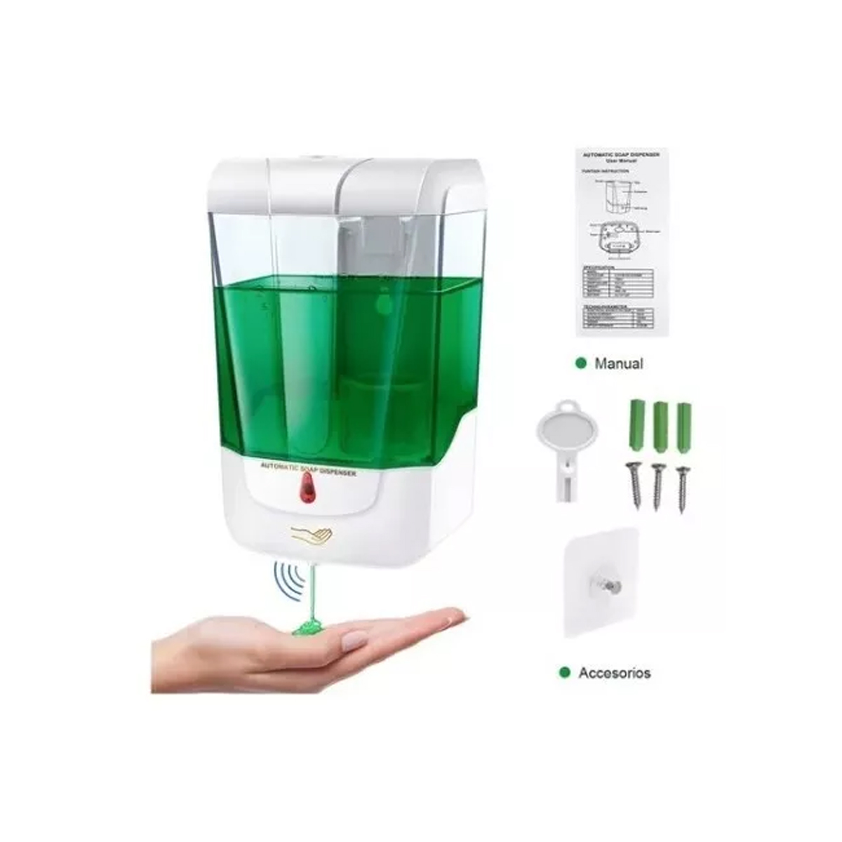 Dispensador Automático Despachador Jabón Gel Antibacterial