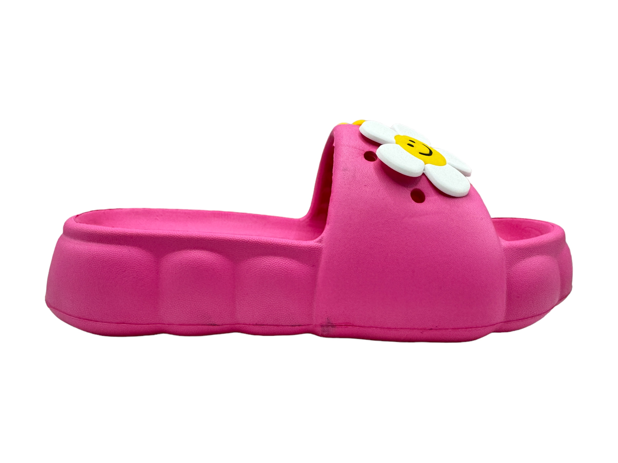 Sandalia Chancla  Confort Diseño De Flores 8863 Para Dama 