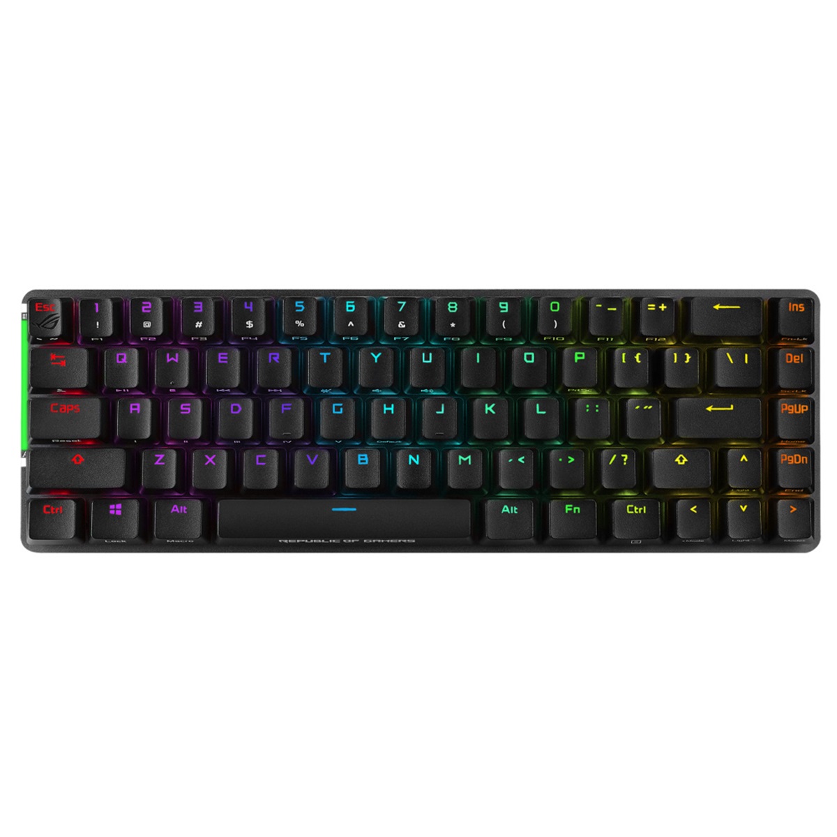 Teclado Mecánico Gamer ASUS M601 ROG Falchion NX RGB 65% Switch ROG NX Brown Inalámbrico Inglés