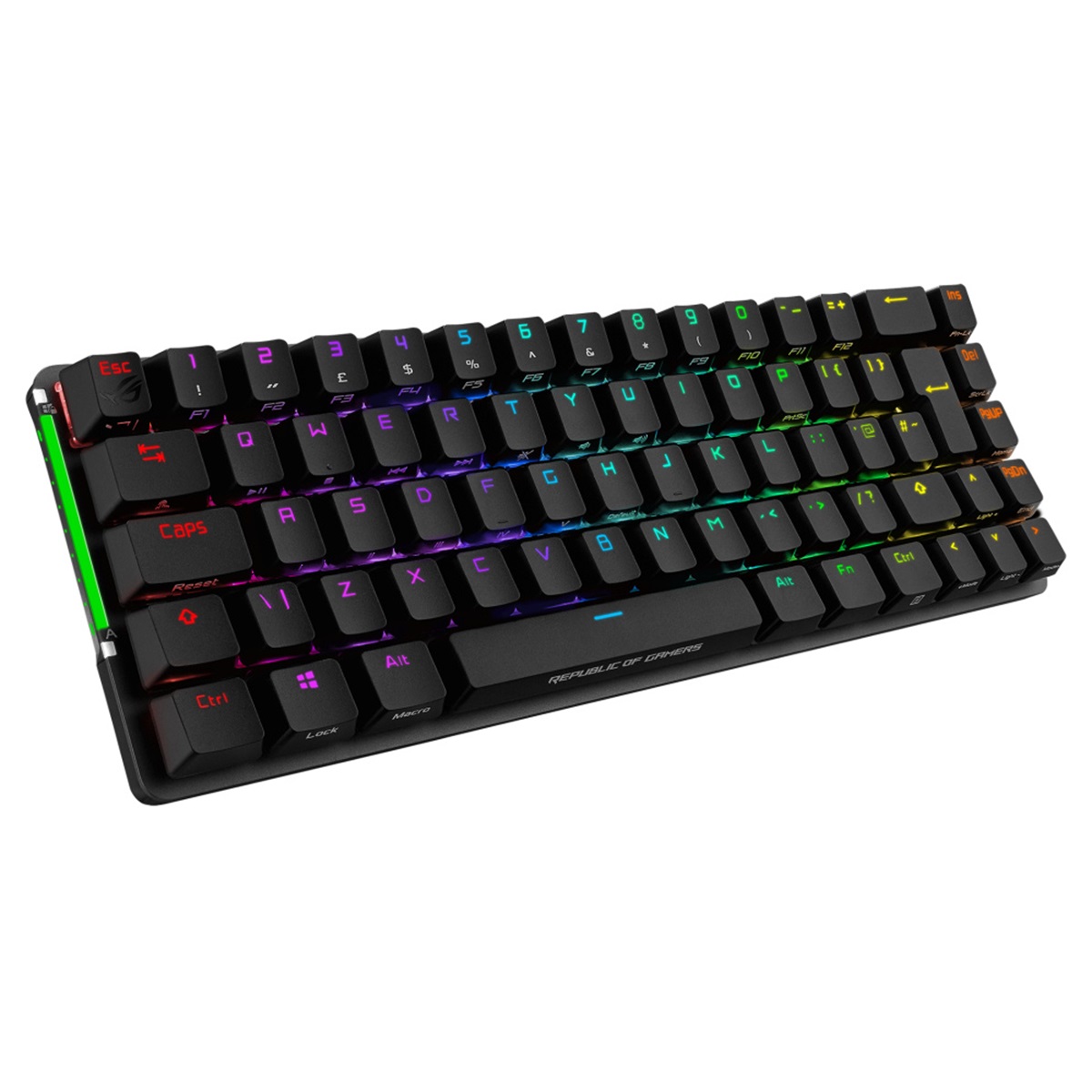 Teclado Mecánico Gamer ASUS M601 ROG Falchion NX RGB 65% Switch ROG NX Brown Inalámbrico Inglés