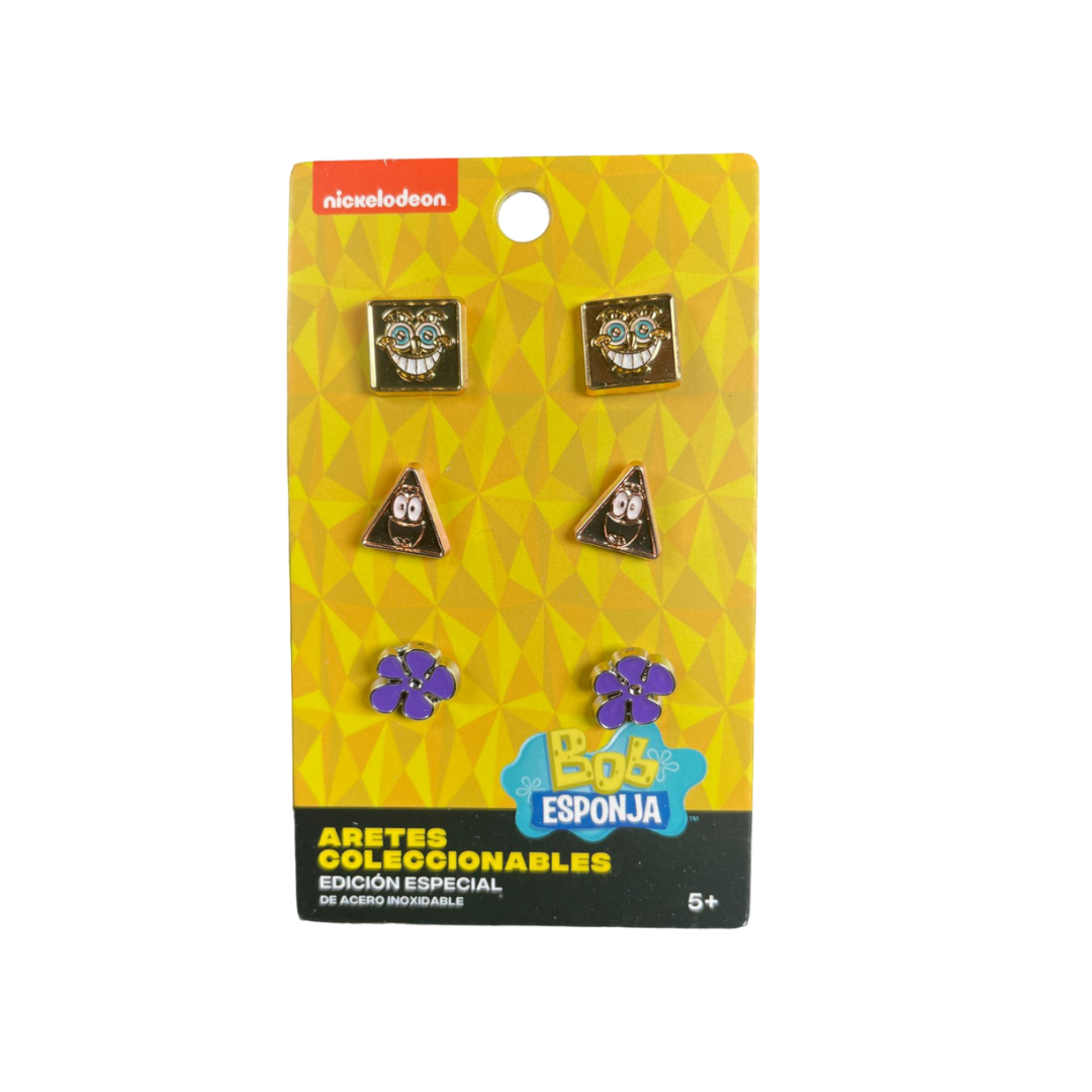 Aretes Fondo De Bikini - Bob Esponja.
