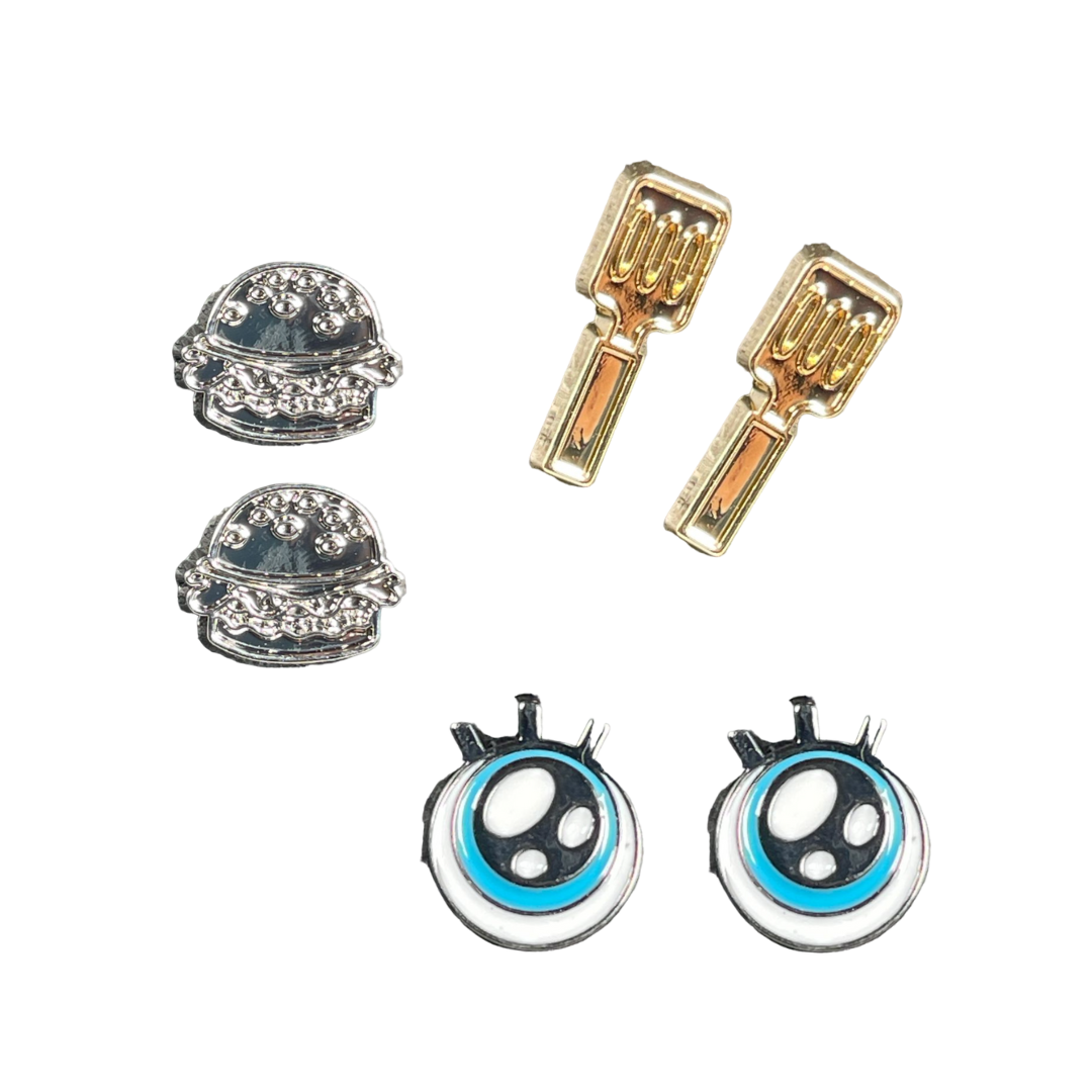 Aretes Cangreburguer - Bob Esponja.