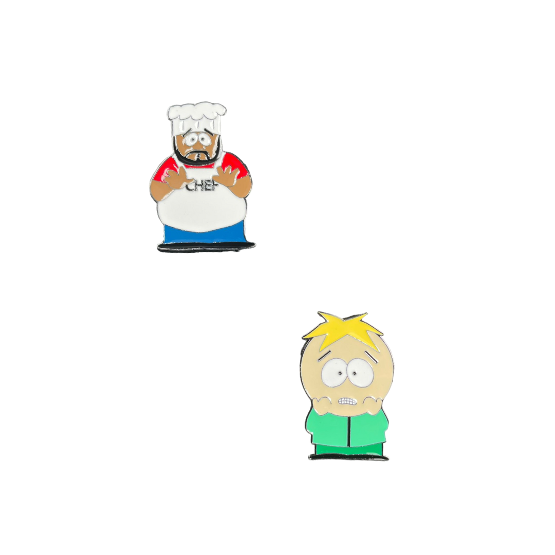 Pines South Park (Cartman, Kyle, Butters, Chef).