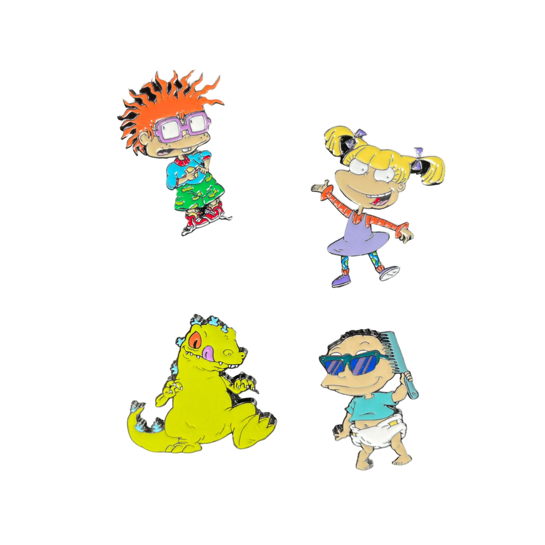 Pines Rugrats (Tommy, Carlitos, Angelica, Reptar).