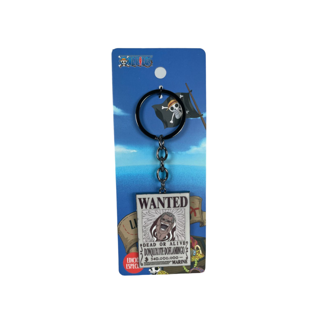 Llavero - Cartel De Recompensa Donquixote Doflamingo One Piece.