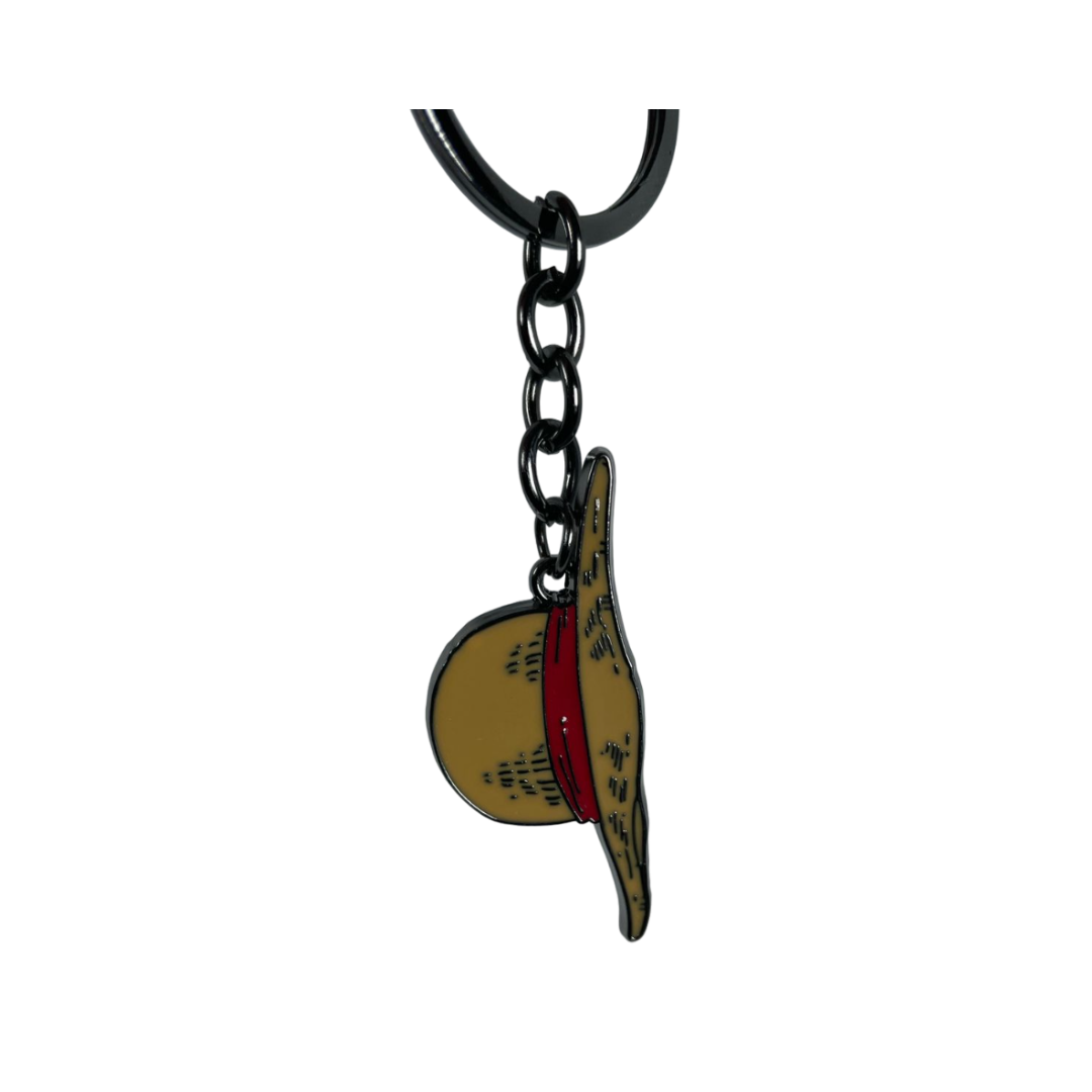 Llavero - Sombrero De Paja Y Fruta Del Diablo Luffy - One Piece.