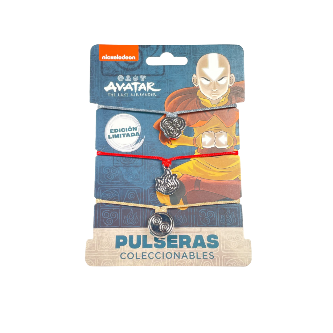 Pulseras De La Amistad Naciones Del Aire Y Fuego - Avatar.