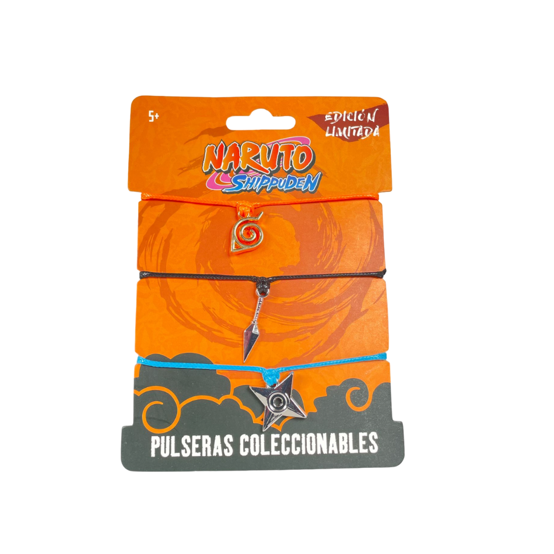 Pulseras De La Amistad Kunais Naruto.