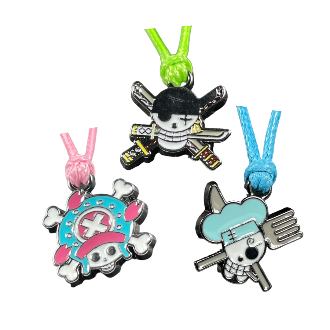 Pulseras De La Amistad Mugiwara Ii (Zoro, Sanji, Chopper) - One Pice.