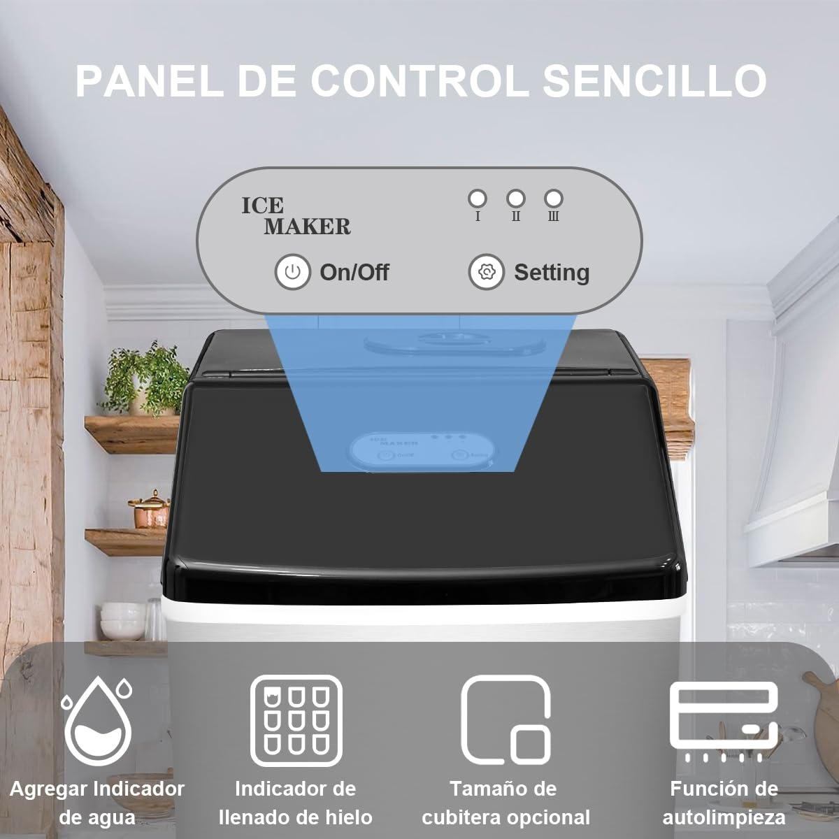 Máquina De Hielos ClearIce40 Newair 18kg.