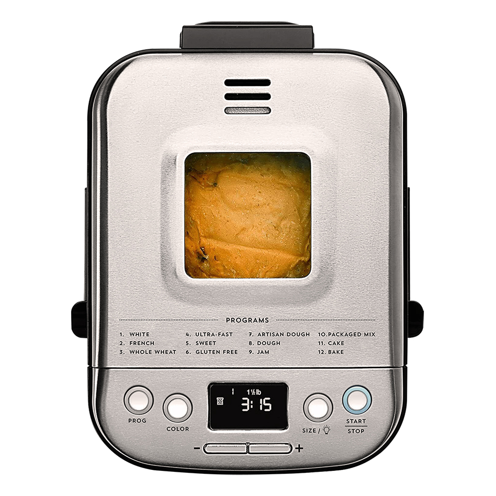 Máquina de Pan Cuisinart Compacta Silver .