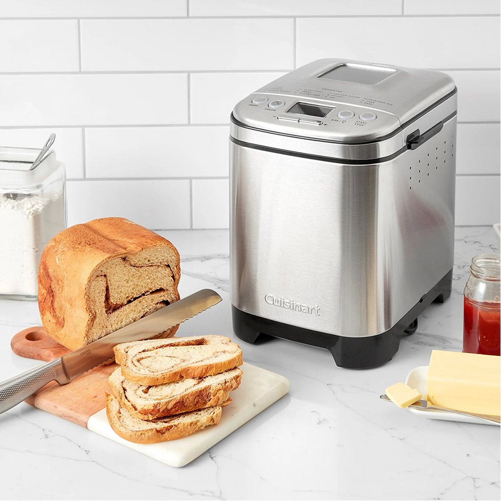 Máquina de Pan Cuisinart Compacta Silver .