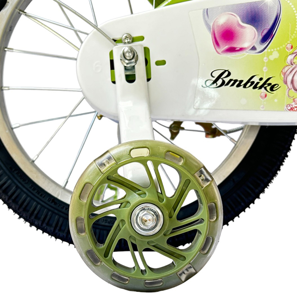 Bicicleta para Niña R-16 BM Toys Verde con Azul Pastel YM-800