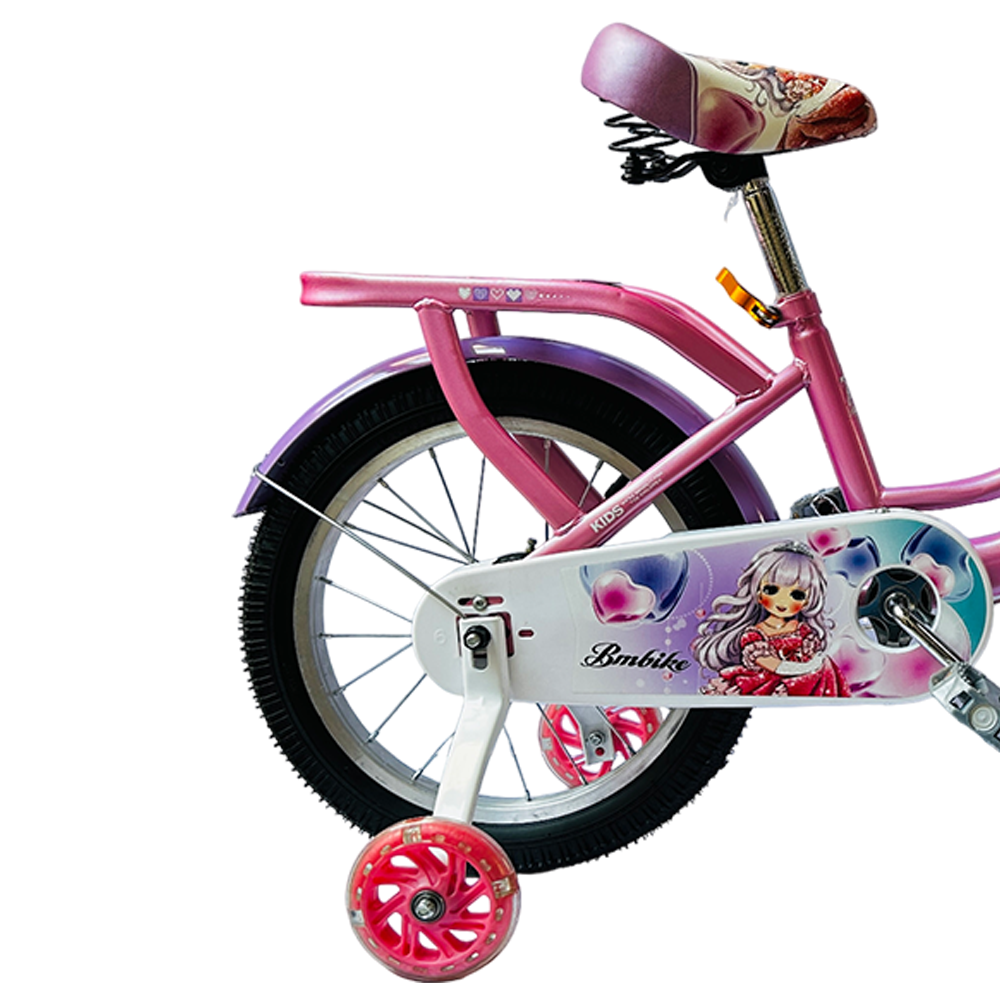Bicicleta para Niña R-16 BM Toys Rosa Pastel con Morado YM- 800