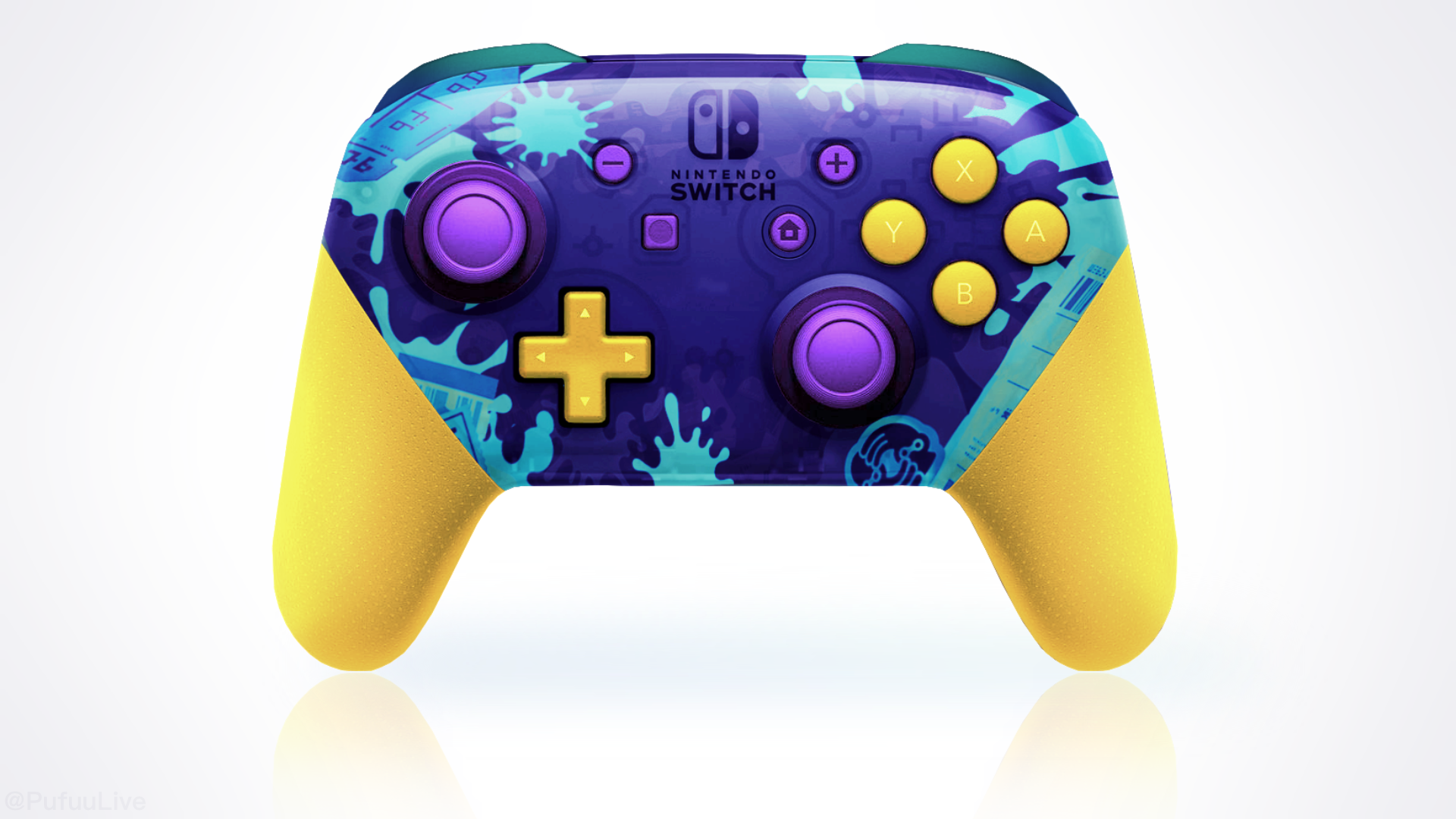 Control para Nintendo Switch Amiibo Splatoon 3 nueva edicion Art Japon