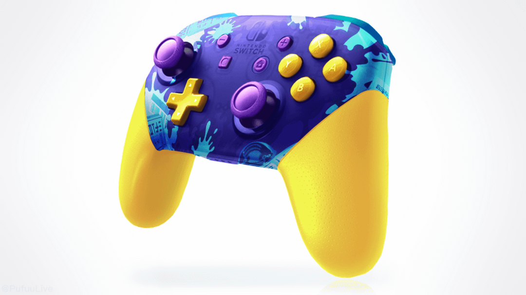 Control para Nintendo Switch Amiibo Splatoon 3 nueva edicion Art Japon